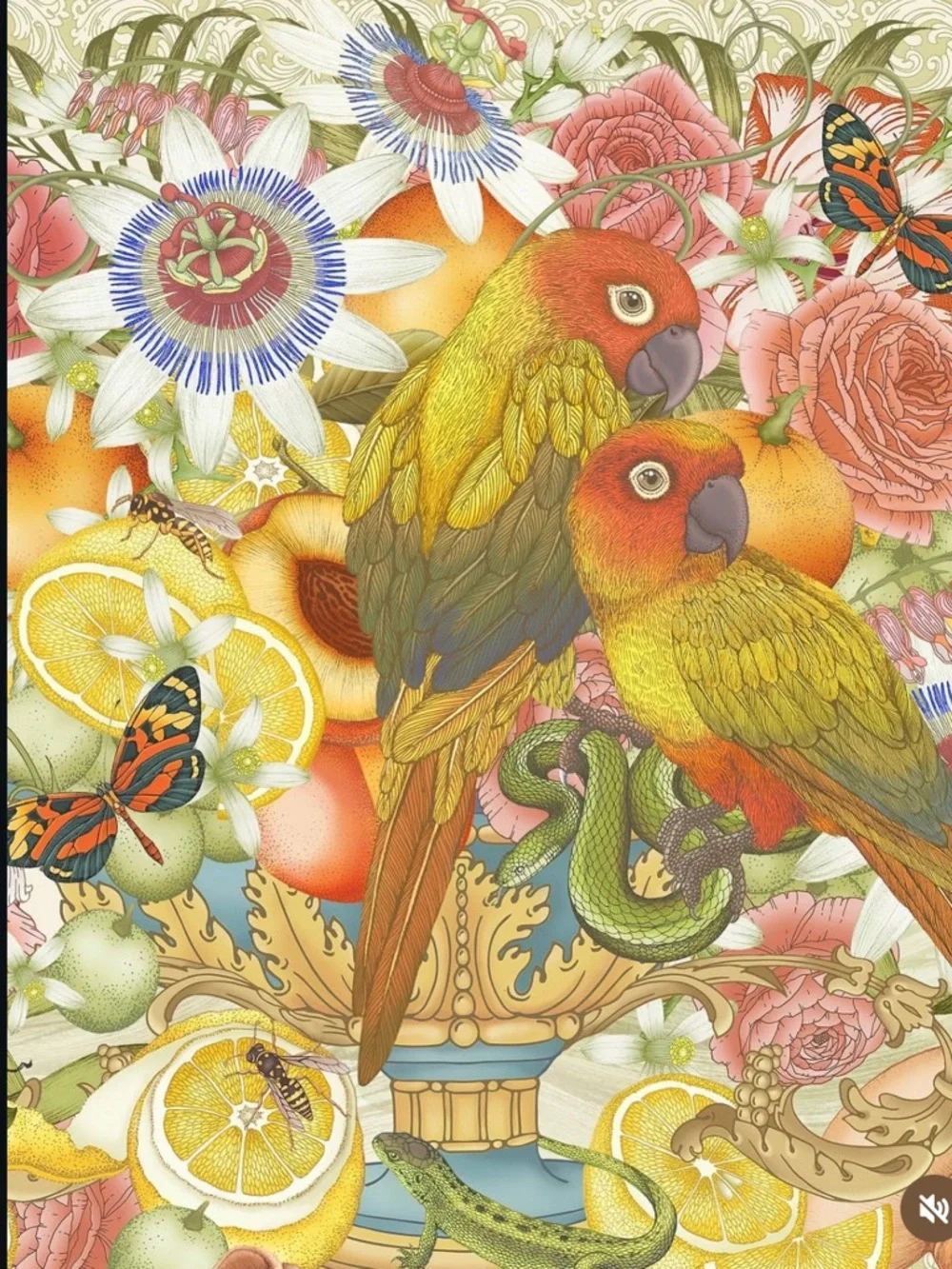 Anthropologie Celandine x Emily Carter Tie-Front Vest – Colorful Botanical Print - Picture 4 of 5